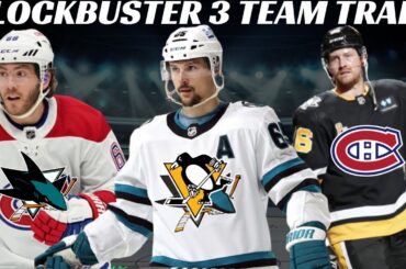 Huge Blockbuster 3 Team NHL Trade: Karlsson, Petry, Hoffman (Sharks, Pens & Habs)