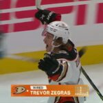 "My tooth went into the glass!" 🦷 Trevor Zegras mic'd up on ESPN 🍿