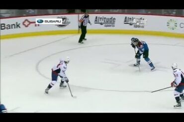 Gabriel Landeskog blows by Ovechkin for goal