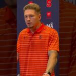 Syracuse DB Justin Barron on Rocky Long