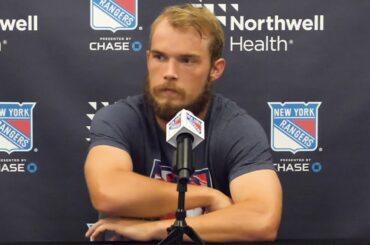 New York Rangers: Ryan Lindgren Pregame Media Availability | Oct. 6