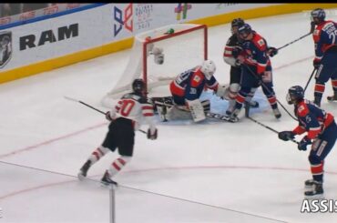 Josh Williams 1G 1A vs Slovakia | Aug 7 2018 | 2018 Hlinka Gretzky