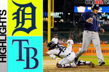 Detroit Tigers vs Tampa Bay Rays FULL HIGHLIGHTS  | TODAY August 06, 2023 | MLB 2023