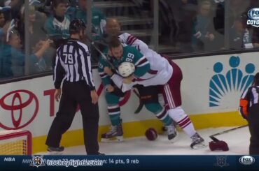 John Moore vs Barclay Goodrow Apr 3, 2015