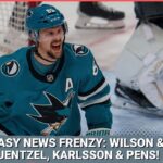 Penguins & Capitals Make Moves - Tom Wilson Extension | Jake Guentzel Injury | Erik Karlsson Trade
