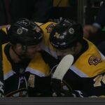 Jake DeBrusk scores 1st NHL goal, Bjork 1st point 10/5/17