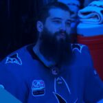 Sharks Celebrate Brent Burns For Playing 1,000th NHL Game