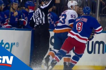 Matt Martin Drops The Gloves With Cody McLeod After Late Hit On Casey Cizikas