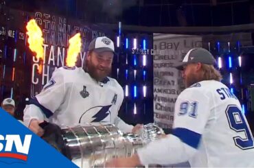 Steven Stamkos And Victor Hedman Thrilled To Share Stanley Cup Together