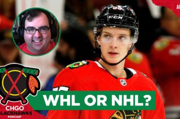 How should the Chicago Blackhawks handle Kevin Korchinski? | CHGO Blackhawks Podcast