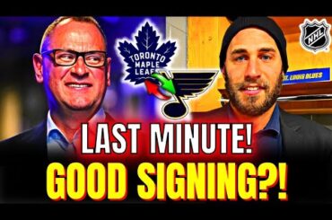 🚨💥 FORMER ST. LOUIS BLUES PLAYER JOINING MAPLE LEAFS? GOOD SIGNING, FANS? TORONTO MAPLE LEAFS NEWS