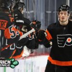 Farabee's hat trick helps power Flyers victory