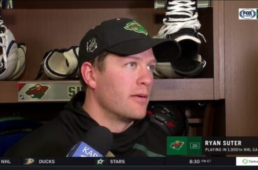 Wild's Ryan Suter on playing 1,000th NHL game