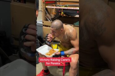 A little post-fight meal 😂 🍗 #shorts