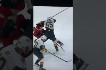 #GoldenKnights: Keegan Kolesar levels Matthew Tkachuk!!!!!!! #stanleycupplayoffs