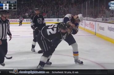 Robert Bortuzzo vs Luke Schenn Jan 9, 2016