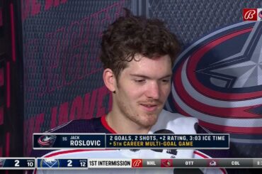 Jack Roslovic 1st Intermission Interview (Nov. 22, 2021)