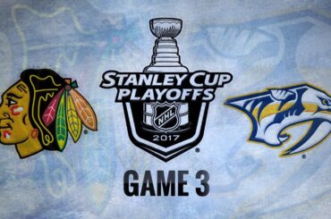 Fiala's OT winner propels Preds past Hawks in Game 3