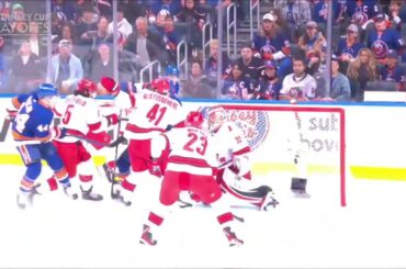 Parise goaltender interference on Antti Raanta - Have your say!