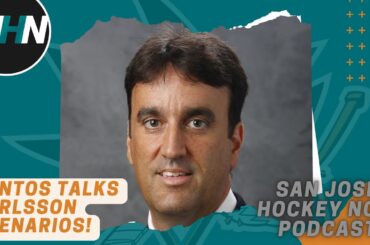 Santos Talks Risk-Reward of Sharks Keeping Karlsson