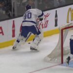Clifford strips puck off Bishop for easy goal