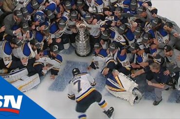 Pat Maroon Nearly Misses Stanley Cup Photo With Blues