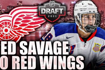 RED SAVAGE TO DETROIT RED WINGS (2021 NHL Entry Draft Top Prospects News & Rumours Today)