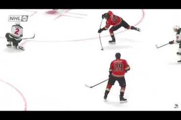 Pavol Regenda scores his first NHL goal vs. Minnesota Wild