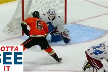 GOTTA SEE IT: Troy Terry Dangles Around Avalanche Defence Before Undressing Hunter Miska