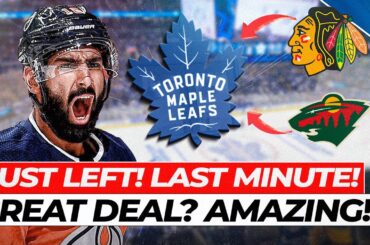 BREAKING! LEFT NOW! 2 NEW PLAYERS COMING TO TORONTO? GREAT DEAL? TORONTO MAPLE LEAFS NEWS! NHL NEWS!