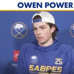 Owen Power After First NHL Point | Buffalo Sabres