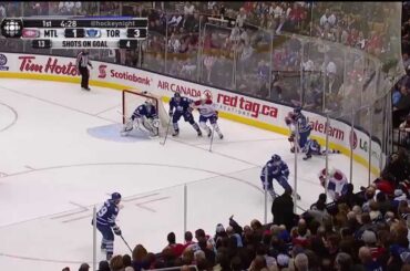 Nazem Kadri's HUGE Hit on Lars Eller - Habs vs Leafs - Apr 13th 2013 (HD)