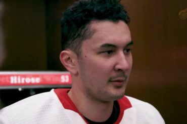 Taro Hirose |  3/15 Practice | Detroit Red Wings