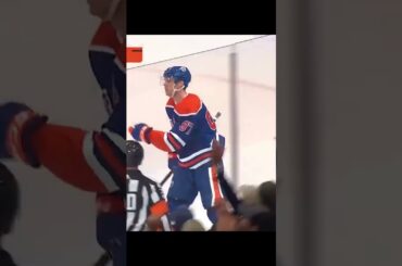 GOAL Connor McDavid Oilers v Hurricanes 6-4 NHL 2022-23#shorts