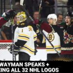 Jeremy Swayman speaks + Where does the Boston Bruins spoked B rank among all 32 NHL logos?