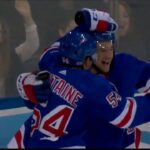 Rookie Neal Pionk Beautiful first goal as a New York Ranger- Overtime Winner (Preseason)