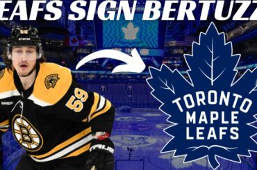 Breaking News: Toronto Maple Leafs Sign Tyler Bertuzzi