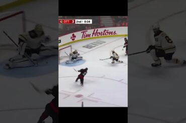 GOAL Shane Pinto Ottawa Senators v Boston Bruins 7-5 NHL 2022-23#shorts
