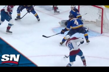 Nazem Kadri Buries His Second Goal Of The Night Off Of The Backdoor Feed From Bowen Byram