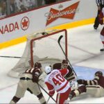 Chris Tanev Nice Kick Save 03/16/13 [HD]