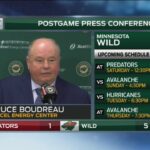 Wild's Boudreau happy with Eriksson Ek's first game back