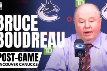 Bruce Boudreau Explains "Can't Be Happier" With Spencer Martin & Talks Elias Pettersson/Jets Win