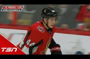 Jean-Gabriel Pageau joins "That's Hockey" while warming up | TSN Hockey