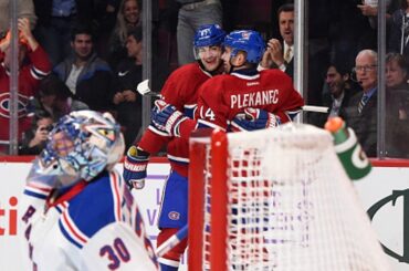 Plekanec and Pacioretty play tic-tac-toe for easy goal
