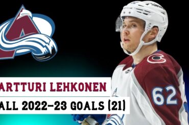 Artturi Lehkonen (#62) all 21 Goals of the 2022-23 NHL Season