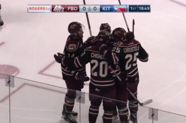 Chisholm opens scoring for Petes at Kitchener -- 11/19/17