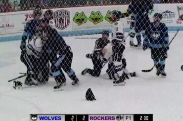 Rockers Brawl at Watertown