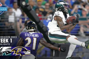 Philadelphia Eagles vs. Baltimore Ravens | 2023 Preseason Week 1 Game Highlights