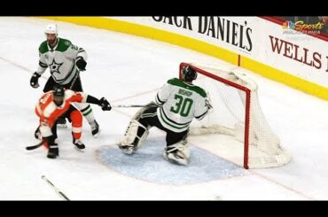 Ben Bishop reaches for wrong stick, Shayne Gostisbehere scores in OT