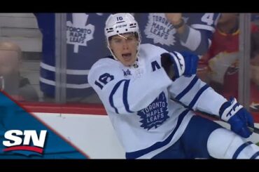 Maple Leafs' Mitch Marner Outwaits Defence Before Snapping Five-Hole vs. Flames
